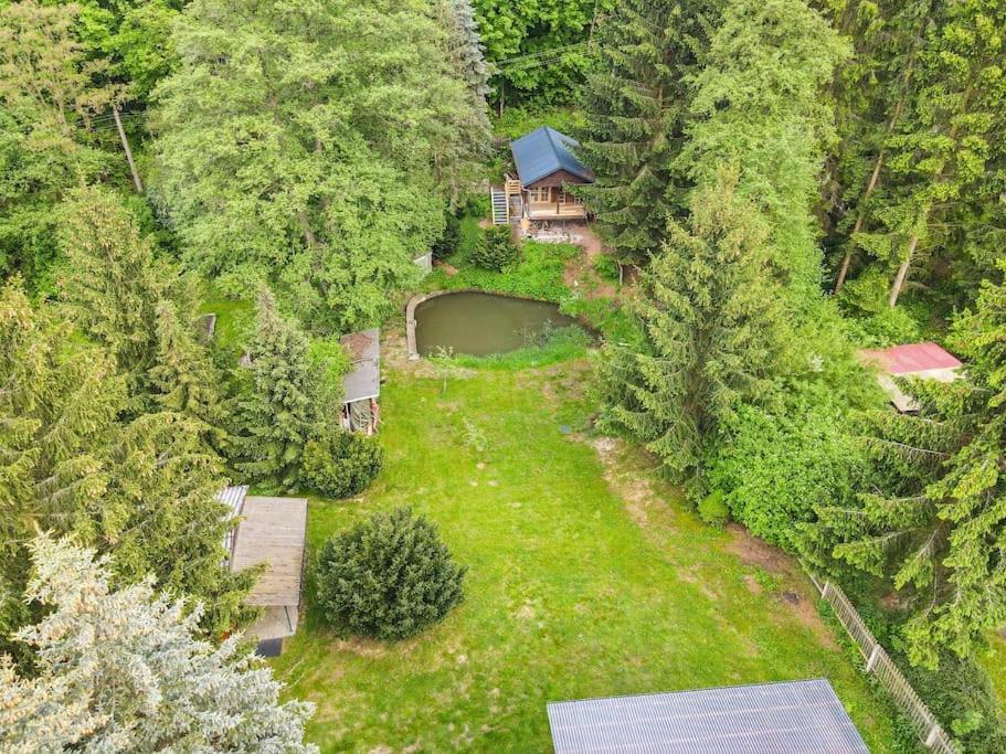 Tiny House Am Teich Apartment Garnsdorf Exterior photo