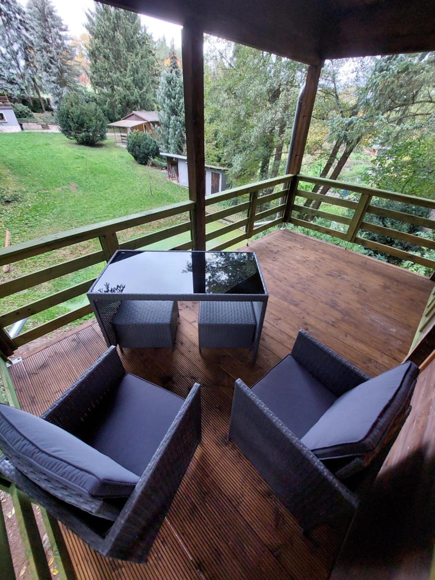 Tiny House Am Teich Apartment Garnsdorf Exterior photo